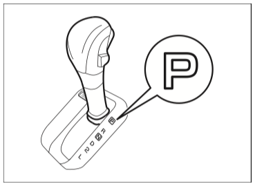 Селектор в положении P
